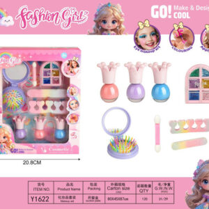 SET ESMALTE C/ACCESORIOS MAQUILLAJE CAJA