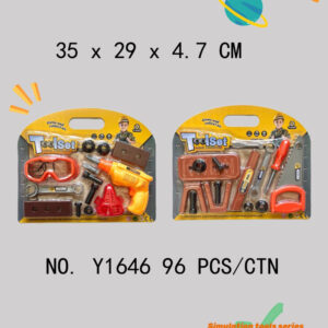 SET HERRAMIENTAS 35X29CM BLISTER