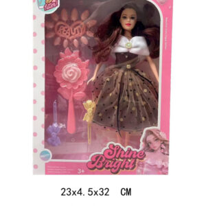 MUÑECA 11.5" C/ACCESORIOS CAJA