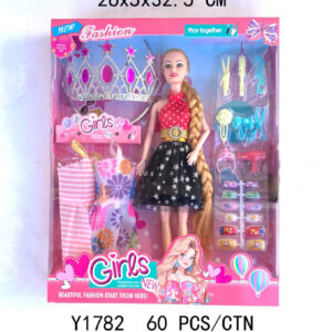 MUÑECA 11.5" C/ACCESORIOS CAJA