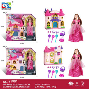 SET CASTILLO C/MUÑECA 11.5" CAJA