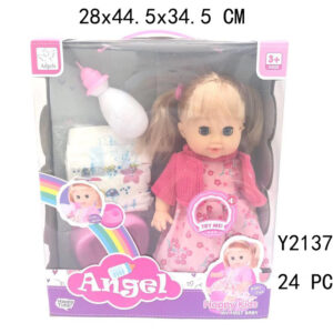 MUÑECA 12" C/ACCESORIOS CAJA