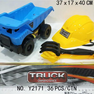 SET CAMION CONSTRUCCION C/ACCESORIOS FUNDA
