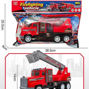 CAMION BOMBERO 38X26CM FUNDA