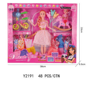 MUÑECA 11" C/ACCESORIOS CAJA