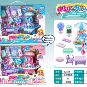 SET CARRITO POSTRES 32X24CM CAJA