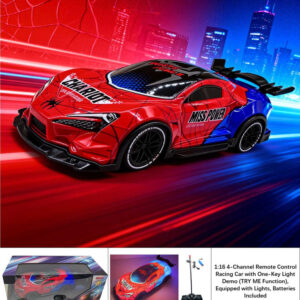 CARRO C/DISEÑO A CONTROL REMOTO C/LUZ 1:16