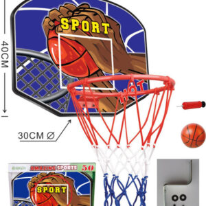 SET TABLERO BASKET 40X49CM CAJA