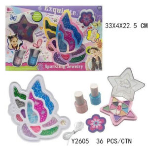 SET ACCESORIOS P/PULSERA C/MAQUILLAJE CAJA