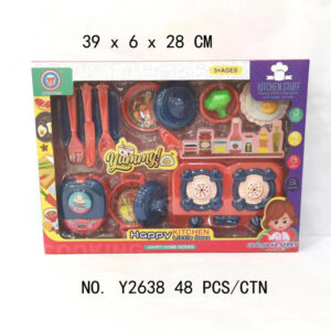 SET COCINA C/ACCESORIOS 39X28CM CAJA