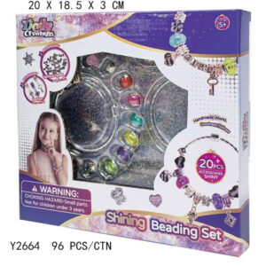 SET ACCESORIOS P/PULSERA 20X18CM CAJA