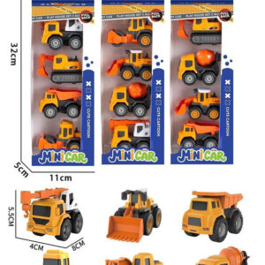 SET CAMIONES CONSTRUCCION 4/1 CAJA