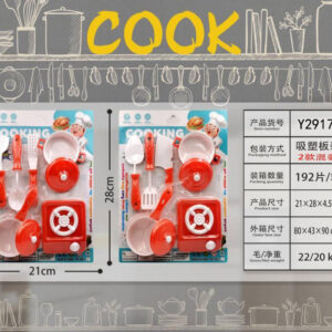 SET COCINA 21X28CM BLISTER