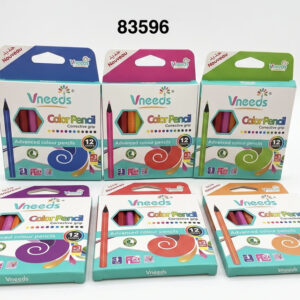 VNEEDS SET LAPIZ COLOR CORTO 12/1