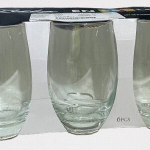 ENESTILO SET VASO CRIST 14OZ 6/1 CLEAR