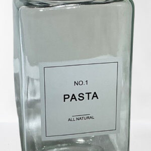 FRASCO CRISTAL C/TAPA METAL 11.4X11.4X22.5CM