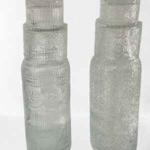SET BOTELLA C/VASO 7X21CM 2/1