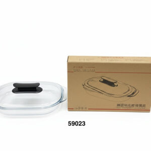 PYREX DE CRISTAL C/TAPA 3L 40X24.5X6.5CM