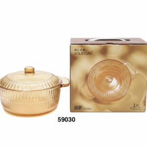 PYREX CRISTAL REDONDO C/TAPA 950ML 20x7cm
