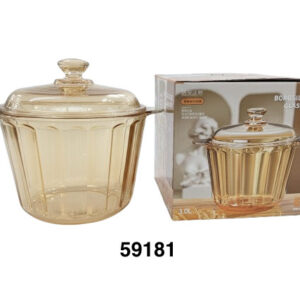 PYREX C/TAPA CRISTAL COLOR 25X19.5X14CM