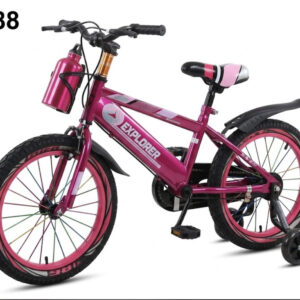 BICICLETA ARO 16 CROMADA ROSADA