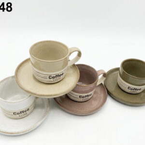 TAZA C/PLATILLO 8X6.5CM/14CM