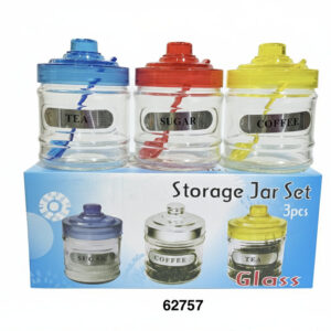 SET FRASCO CRIST C/TAPA 3/1