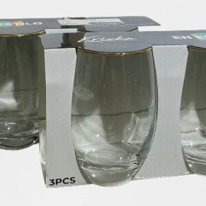 ENESTILO SET VASO CRIST 14OZ 3/1 ORDOR