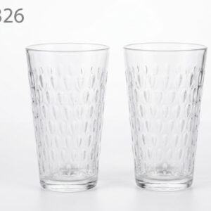 KRISKA VASO CRISTAL 16OZ BROCADO GOTAS