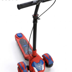 PATINETA C/DISEÑO SUPERHEROE+FRENO DE MANO 73X36X72-93CM