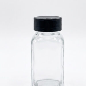 FRASCO CRISTAL P/ESPECIE C/TAPA 5X5X11.2CM