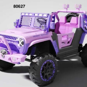 JEEP ROSADO MONTABLE ELECTRICO 130X76X68CM