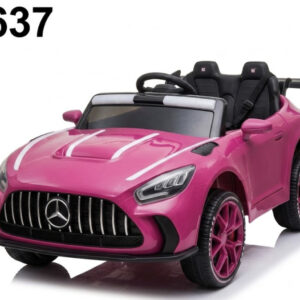 CARRO ROSADO MONTABLE ELECTRICO 110X65X47CM