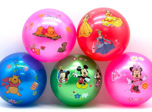 PELOTA PVC INFLABLE C/DISEÑO 9"